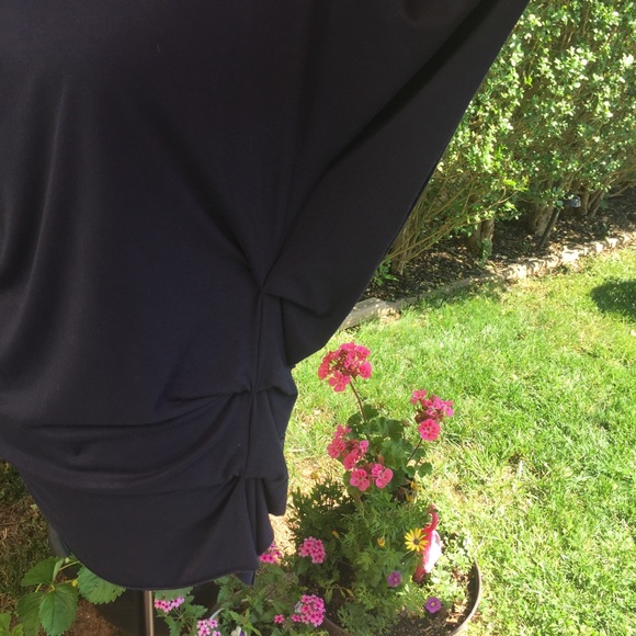 gender bias navy side ruching top, S - Picture 7 of 9